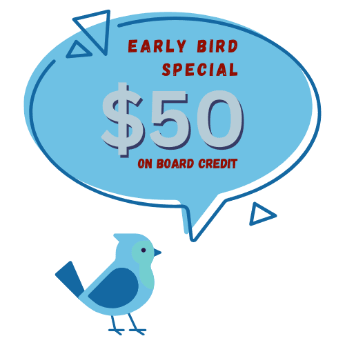 Early Bird Special Blue